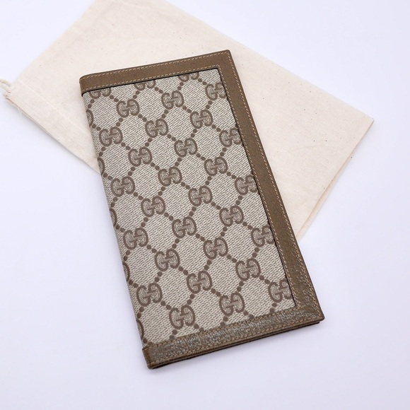 🍓GUCCI PVC Wallet Brown - Picture 3 of 10